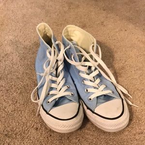 blue converse high tops